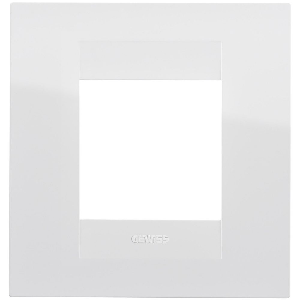  rámeček geo international – z technopolymeru – 2 moduly – bílá – chorusmart