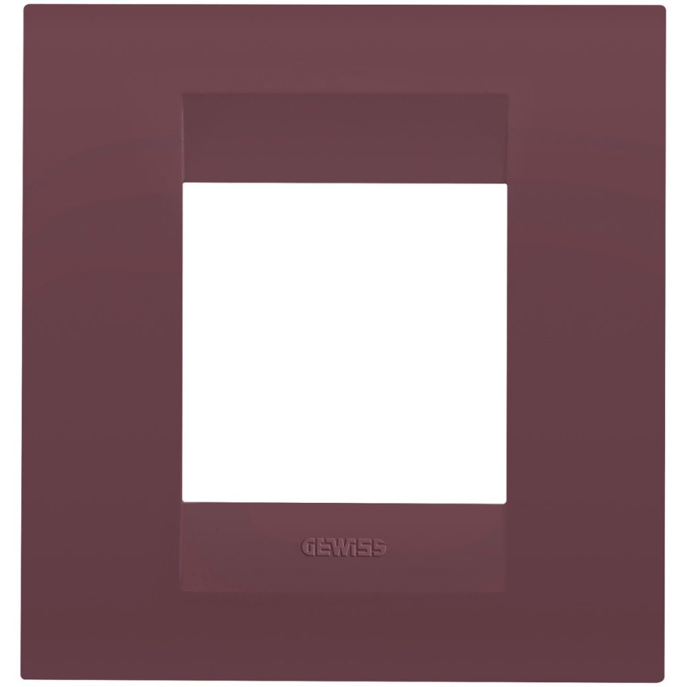  GEO INTERNATIONAL PLAAT - VAN GELAKT TECHNOPOLYMEER - 2 MODULE - TOSCAANS ROOD - CHORUSMART