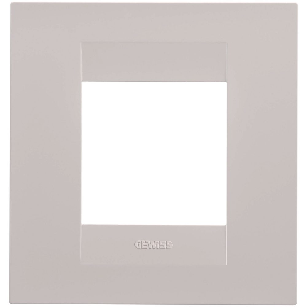  placca geo international - in tecnopolimero verniciato - 2 posti - natural beige - chorusmart