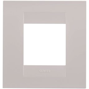 abdeckrahmen geo international - in lackiertem technopolymer - 2 module - naturbeige - chorusmart