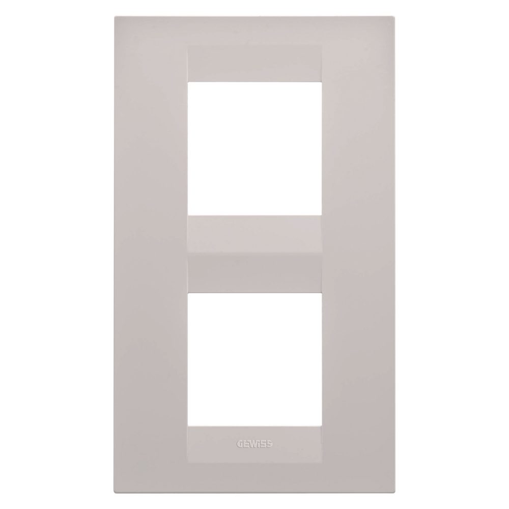  placca geo international - in tecnopolimero verniciato - 2+2 posti verticale - natural beige - chorusmart
