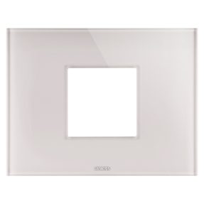 ICE PLATE - IN GLASS - 2 MODULES - NATURAL BEIGE - CHORUSMART