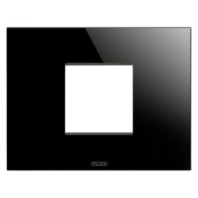 PLAQUE ICE - EN VERRE - 2 MODULES - NOIR - CHORUSMART