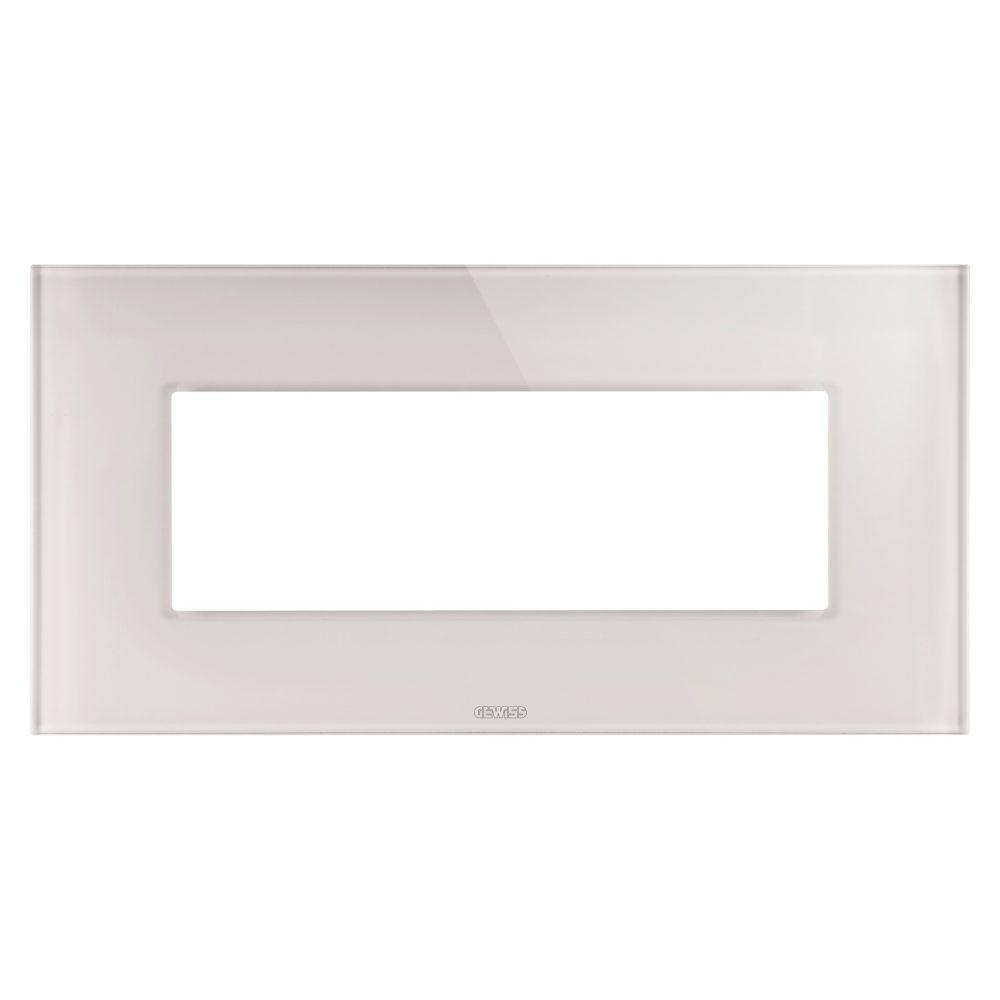  placa ice - cristal - 6 módulos - beige natural - chorusmart