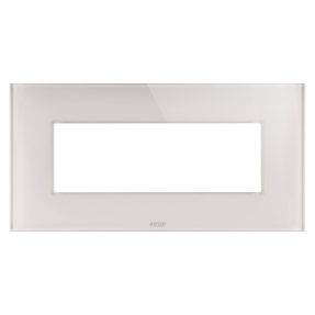 placca ice - in vetro - 6 posti - natural beige - chorusmart