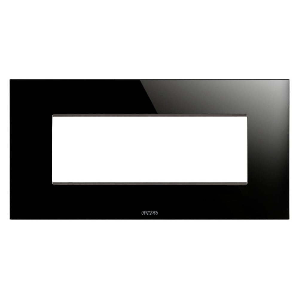  ICE PLATE - IN GLASS - 6 MODULES - BLACK - CHORUSMART