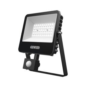 ELIA FL MINI - XS3 30W - 100° - 3000K CRI80 - ON/OFF + SENSOR PIR - IP66 - CLASE I - NEGRO