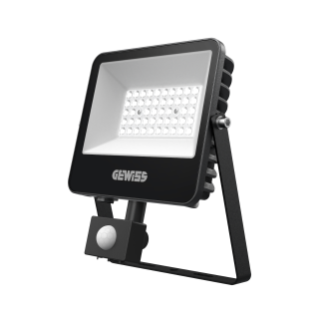 ELIA FL MINI - XS3 30W - ASYMMETRIC - 3000K CRI80 - ON/OFF + PIR SENSOR - IP66 - CLASS I - BLACK