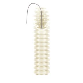 CONDUIT CINTRABLE MOYEN FK15 - Ø 16MM - AVEC TIRE-FILS - BLANC NATUREL