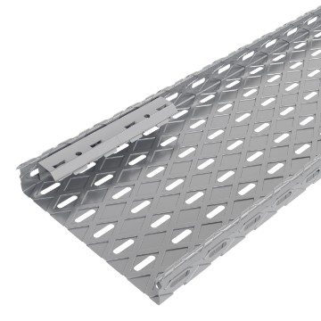 Steel cable trays with couplers included - 3 metres - Height 35
