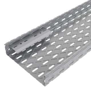 BRX50 TRUNKING MADE FROM GALVANISED STEEL WITH ROLLED EDGES - COUPLERS INCLUDED - WIDTH 395MM - FINISHING Z275