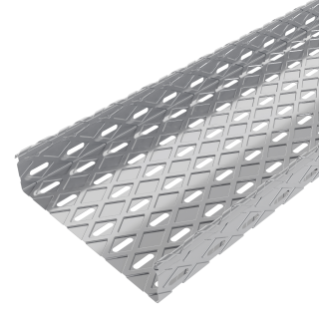 BRX50 TRUNKING MADE FROM GALVANISED STEEL WITH ROLLED EDGES - WIDTH 305MM - FINISHING Z275