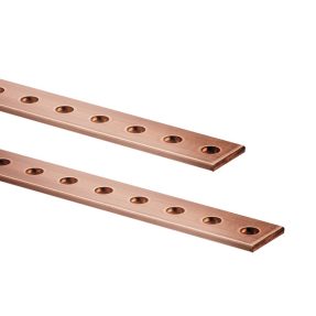 PAIR OF FLAT BUSBAR IN ELECTROLITIC CUPPER - 400A 30X5MM L=1000MM FOR CVX 630K/630M