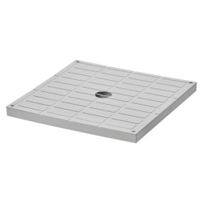 HIGH RESISTANCE CLOSED COVER - GREY - FOR SQUARE ACCES CHAMBER 300X300X300