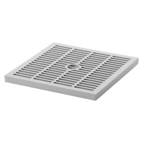 HIGH RESISTANCE GRIDDED COVER - GREY - FOR SQUARE ACCES CHAMBER 200X200X200