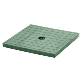 couvercle plein à haute résistance - vert - pour chambres de tirage 200x200x200