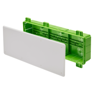 JUNCTION AND CONNECTION BOX FOR PLASTEBOARD AND MOBILE WALLS - DIMENSIONS 480X160X75