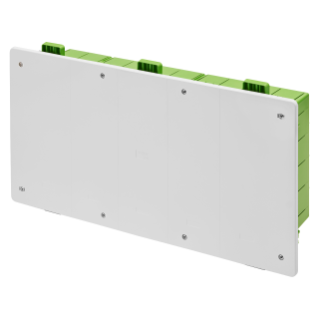 JUNCTION AND CONNECTION BOXES FOR SIDE-BY-SIDE ASSEMBLY, FOR UPRIGHTS FOR LIGHTWEIGHT AND PLASTERBOARD WALLS - DIM. 520X260X121 - PLAIN PLUMBABLE LID