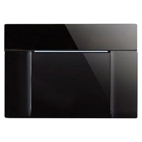 transponder card holder unit - knx - 12-24vac 12-32vdc - flush mounting - black - chorusmart