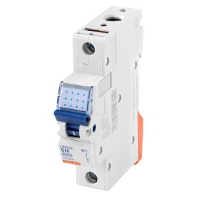 miniature circuit breaker - mt4 - 1p - characteristic c 13a - 1 module