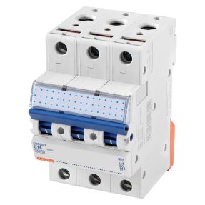 disjoncteur magnétothermique - mt4 - 3p courbe c 6a - 3 modules