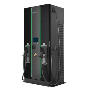 station i-fast - per contesti aziendali o semi-pubblici - con contatore di energia - connettore ccs2 - wifi + ethernet + 4g - 90kw - rfid