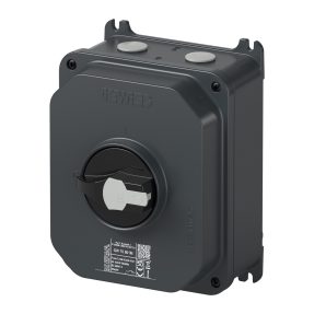 ROTARY ISOLATOR SWITCH - HP - SURFACE-MOUNTING - CONTROL - ALUMINIUM ENCLOSURE - 16A 8P - LOCKABLE BLACK KNOB - IP66/IP69