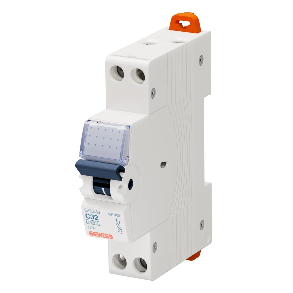  interruptor magnetotérmico compacto - mtc 100 - 2p curva c 32a - 1 módulo