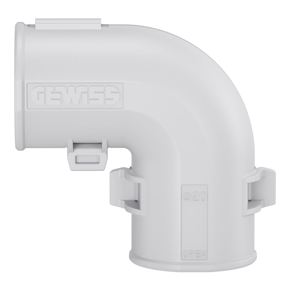 curva inspeccionable rk - ip40 - ø 20mm - gris ral7035