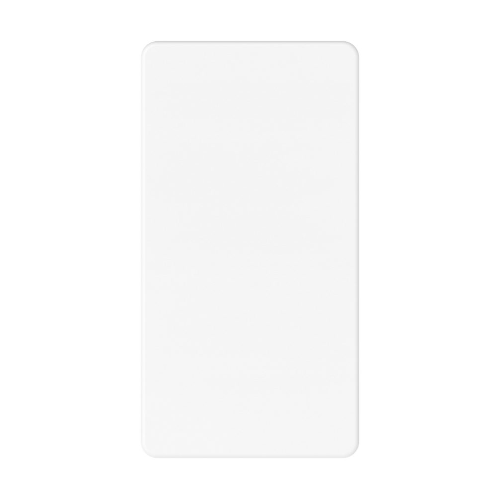 interruttore unipolare 250v ac - 16ax - tasto neutro - 1 modulo - bianco lucido - system pura