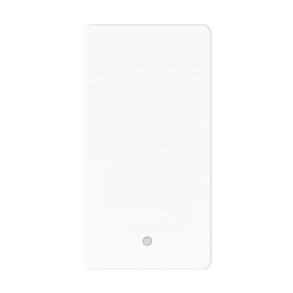 deviatore unipolare 250v ac - 16ax - con led bianco 230v ac - 1 modulo - bianco satinato - system pura