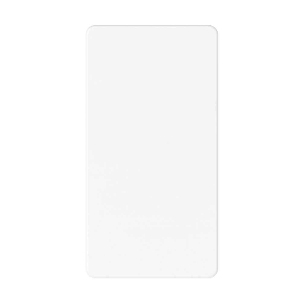 invertitore unipolare 250v ac - 16ax - tasto neutro - 1 modulo - bianco satinato - system pura