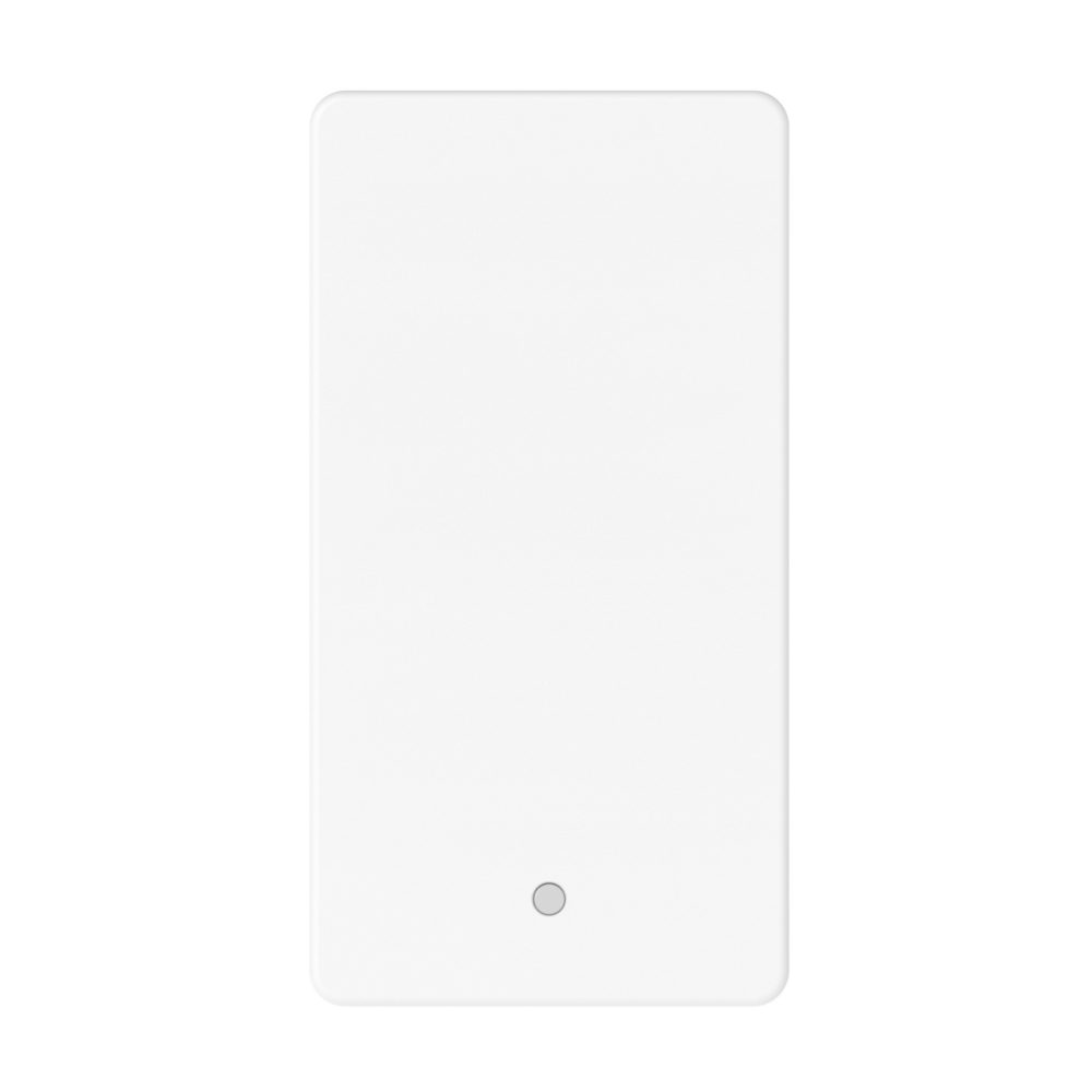 deviatore unipolare 250v ac - 16ax - illuminabile - 1 modulo - bianco lucido - system pura