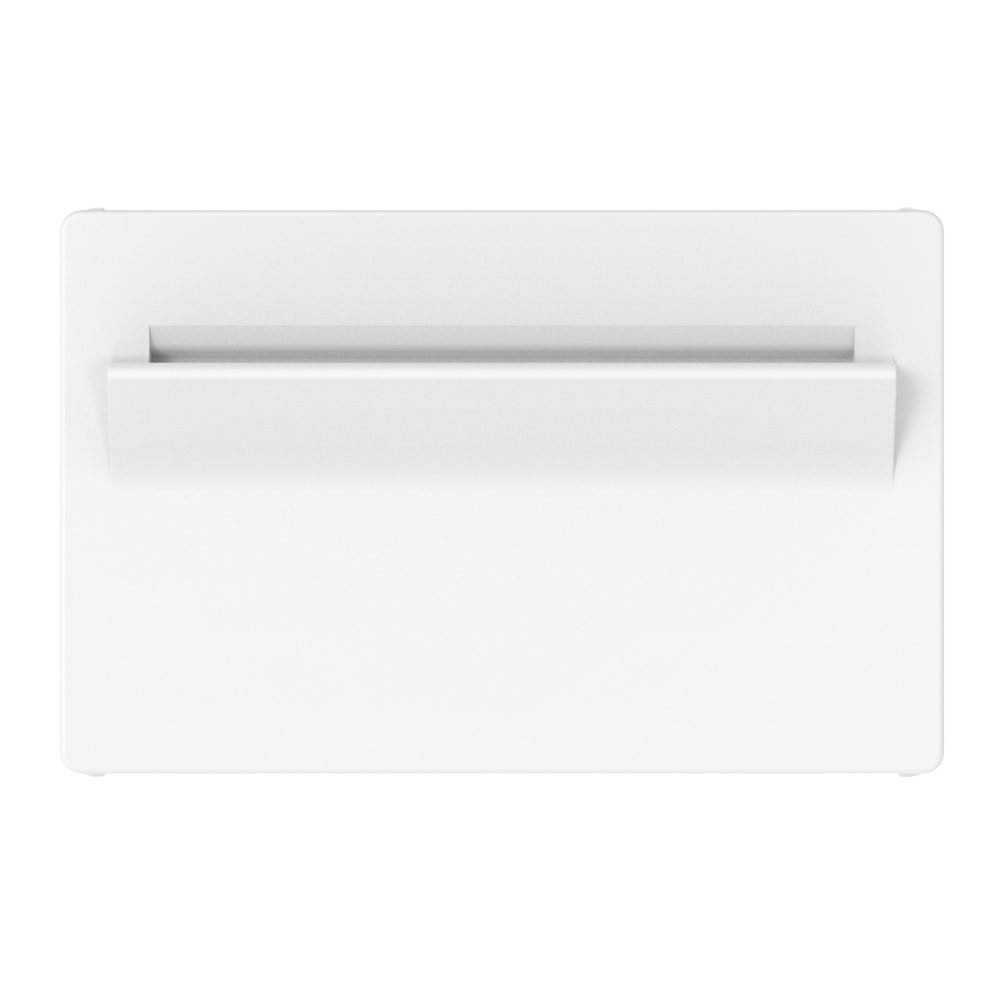 interruttore universale a badge - 230v ac - unipolare na 16ax - luminoso - 3 moduli - bianco lucido - system pura