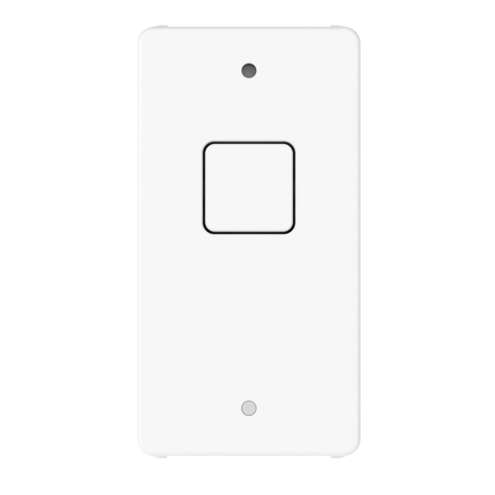 attuatore on/off connesso con misura di energia - 100-240v ac 50/60hz - na 16a (ac1) 240v ac - 1 modulo - bianco lucido - system pura