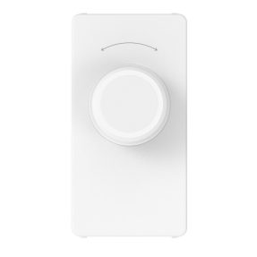 regolatore elettronico universale rotativo - 230v ac 50hz - 1 modulo - bianco lucido - system pura