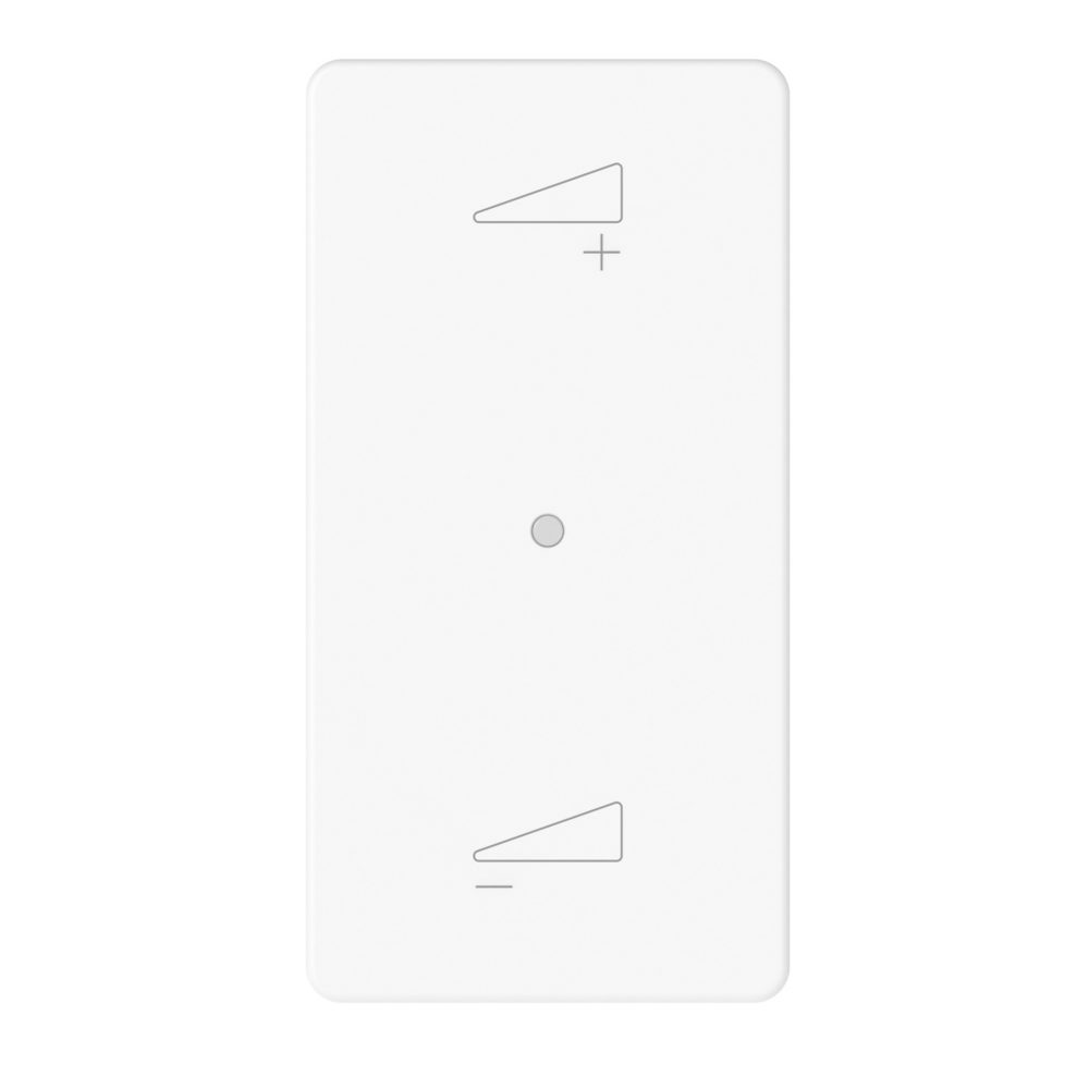 regolatore elettronico universale - a pulsante - 230v ac 50/60hz - 1 modulo - bianco lucido - system pura