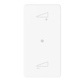 regulator electronic universal - cu buton - 230v c.a. 50/60hz - 1 modul - alb lucios - system pura