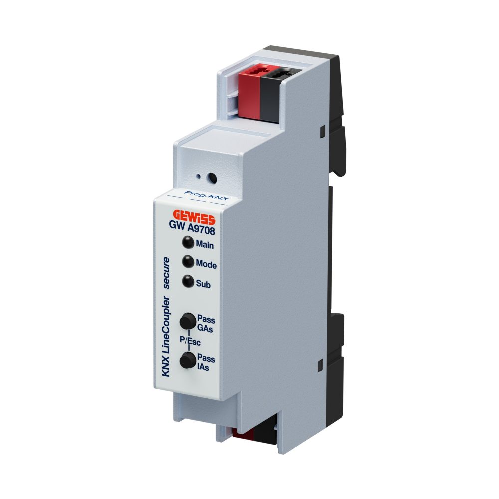 accoppiatore di linea campo - knx secure - ip20 - 1 modulo din