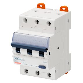 interruttore magnetotermico differenziale compatto - mdc 60 - 3p curva c 16a tipo a idn=0,03a - 3 moduli