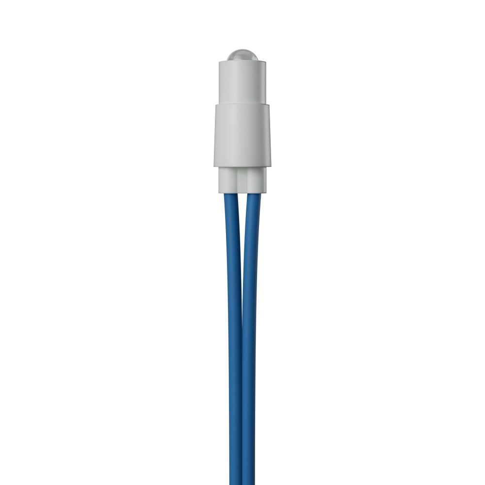 unita' di segnalazione led blu - 230 vac 50/60 hz 0.3 w - con cavetti
