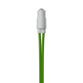 נורית סימון לד ירוקה - ‏230 vac 50/60 hz 0.2 w - עם כבלים