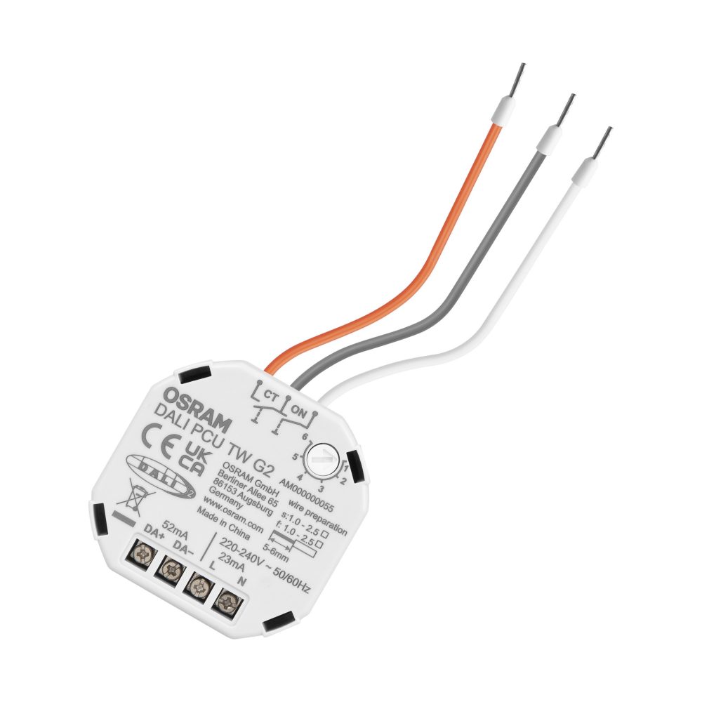 ממשק dali2 pcu - ‏2 ערוצים - להתקנה אחורית - system pura