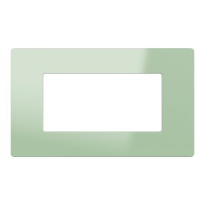 placca - tecnopolimero - 4 posti - matcha lucido - system pura