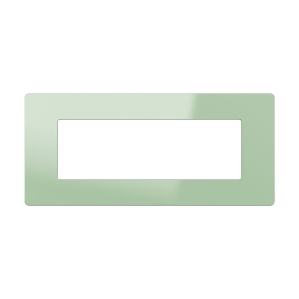 placca - tecnopolimero - 6 posti - matcha lucido - system pura