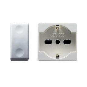 system white - serie civile dispositivi modulari bianco