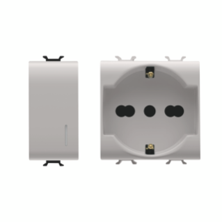 CHORUSMART - domestic range 
Satin natural beige modular devices