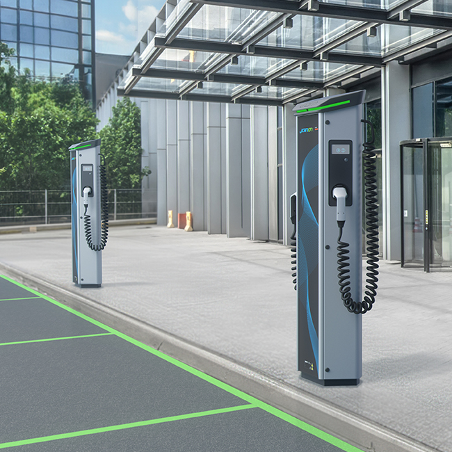 Support De Borne De Recharge Pour Voiture électrique - Poteau Extérieur En Acier, Universel, Avec Crochet De Rangement Pour Câble