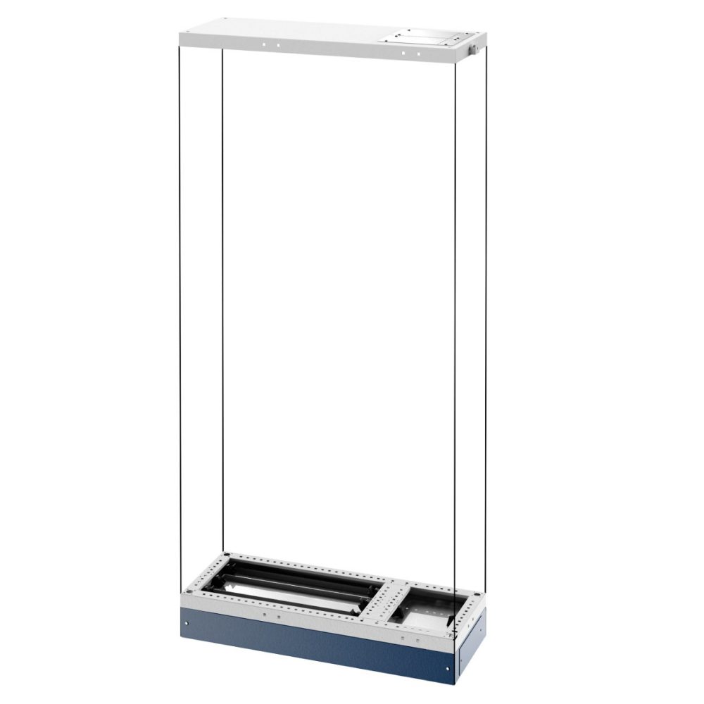 base and headboard - floor-mounting distribution boards with side compartment - qdx 630 h - (600+300)x400mm
