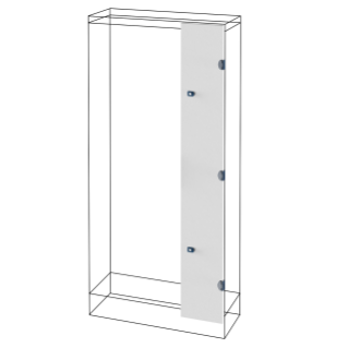 PORTE AVEUGLE - COMPARTIMENT LATÉRAL - QDX 630 H - (600+300)X1600MM